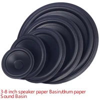 20 pcs horn paper cone cone cone drum paper rubber edge foam edge pressed cone horn accessories 3 inch 8 inch