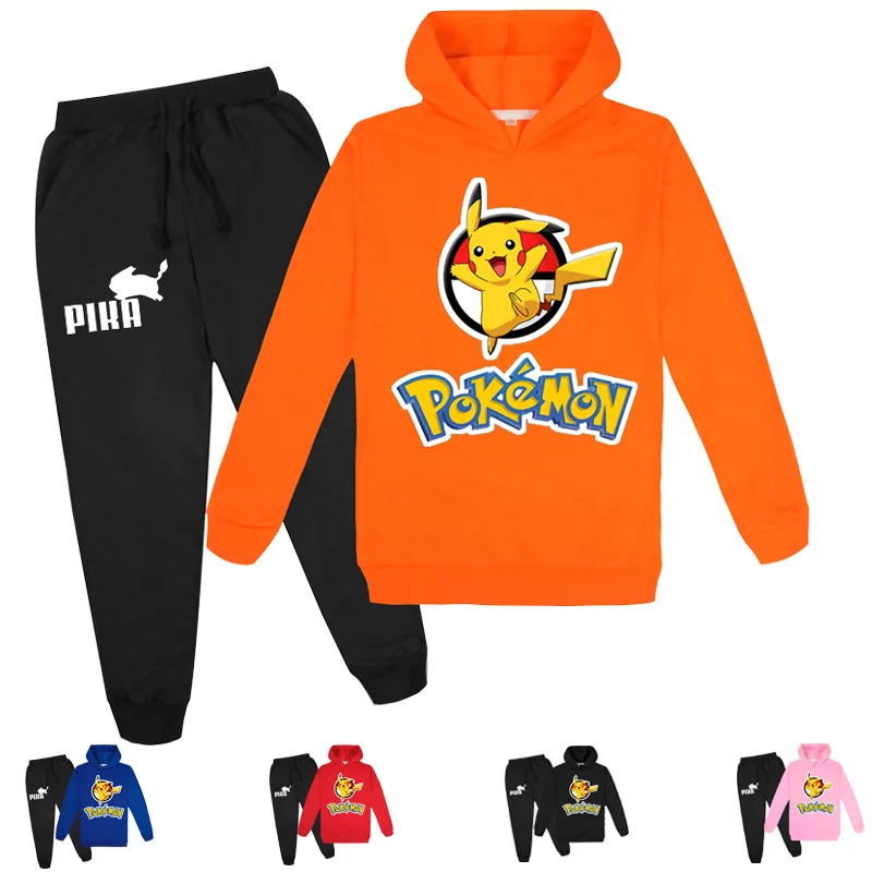 Takara Tomy Pokemon Go Осенняя спортивная одежда с принтом для маленьких мальчиков и