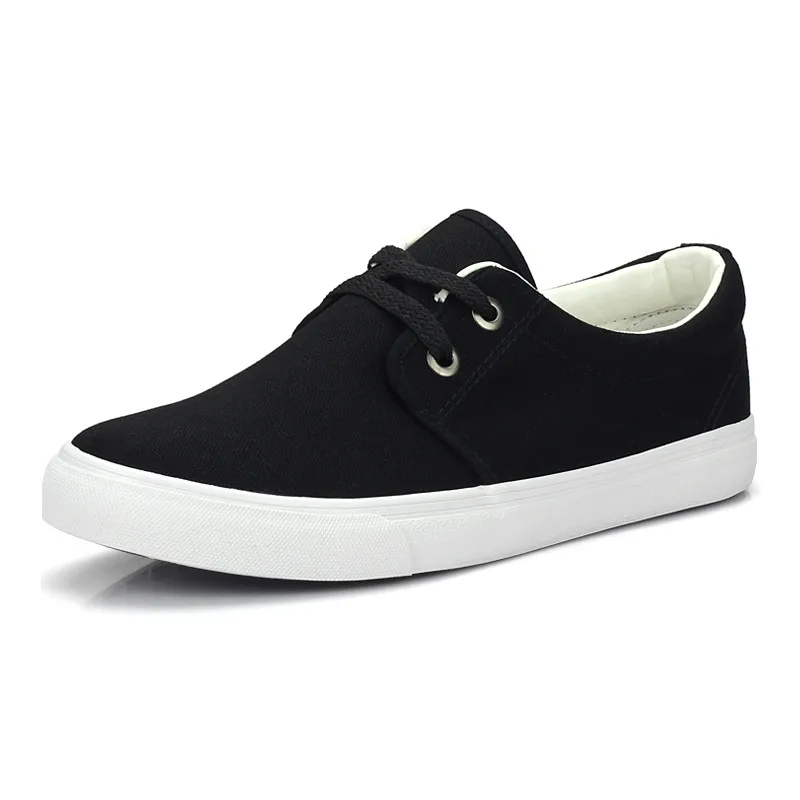 

Черная парусиновая обувь; Сезон весна-лето; Повседневная обувь с низким вырезом; Мужская студенческая обувь; Корейская мужская обувь; Дышащ...