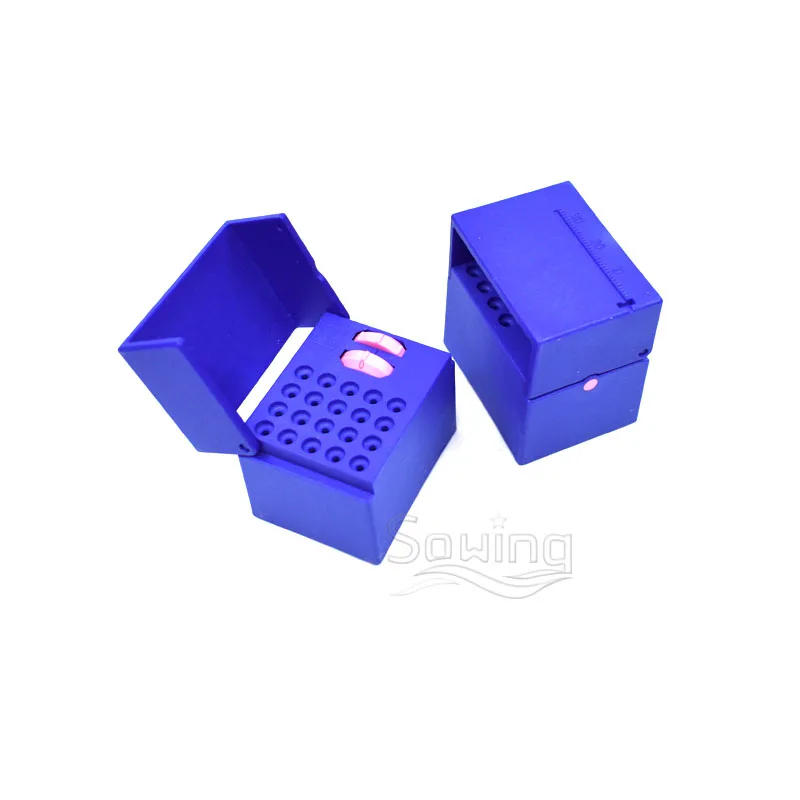 

High Quality Endo Box With Memory Of 50 Times Sterilization Box 20 hole Dental Endo Files Box Autoclavable Measuring seat