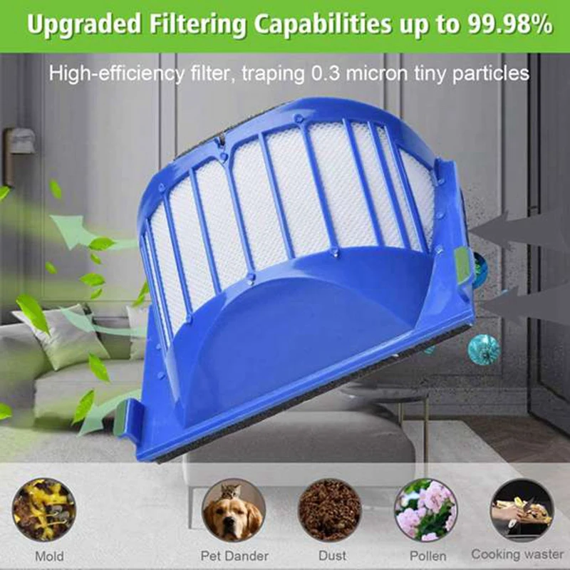 

Main Roller Side Brush Filter Wheel for IRobot Roomba 600 Series 606 610 620 630 650 660 675 Vacuum Cleaner Accessories