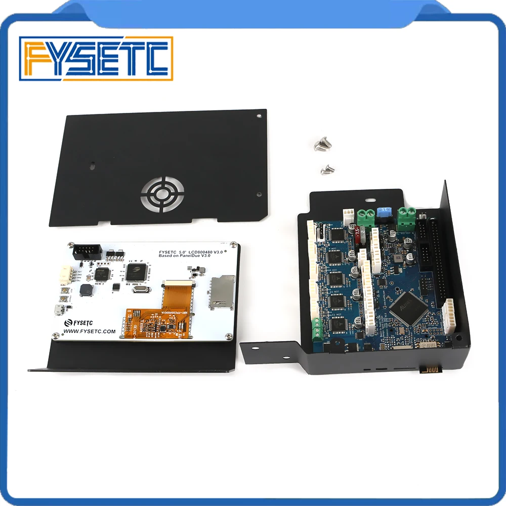 Clone Duet 2 wifi v1.04 32 Bit Board Duetwifi + 5i 5'' Paneldue Touch Screen Controller Case For Ender-3 Ender-3