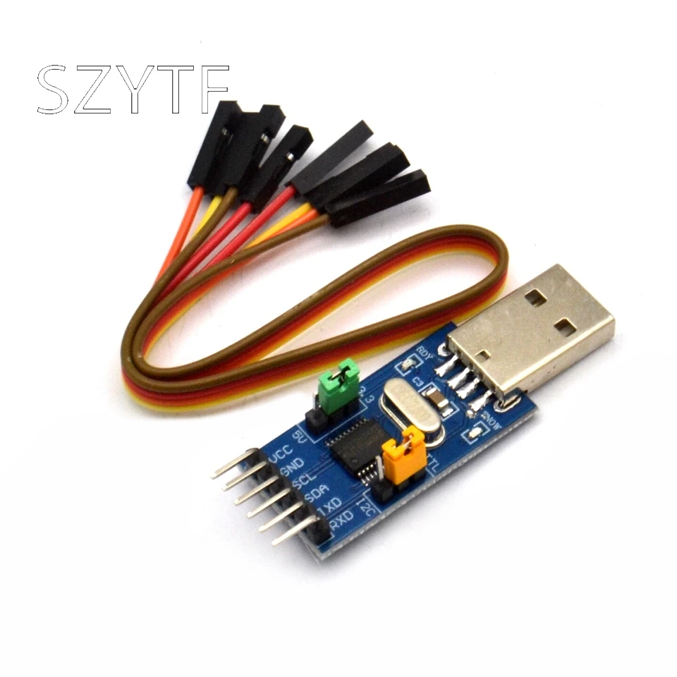 CH341T комбинированный модуль USB к IEC IIC UART ttl одночиповый серийный