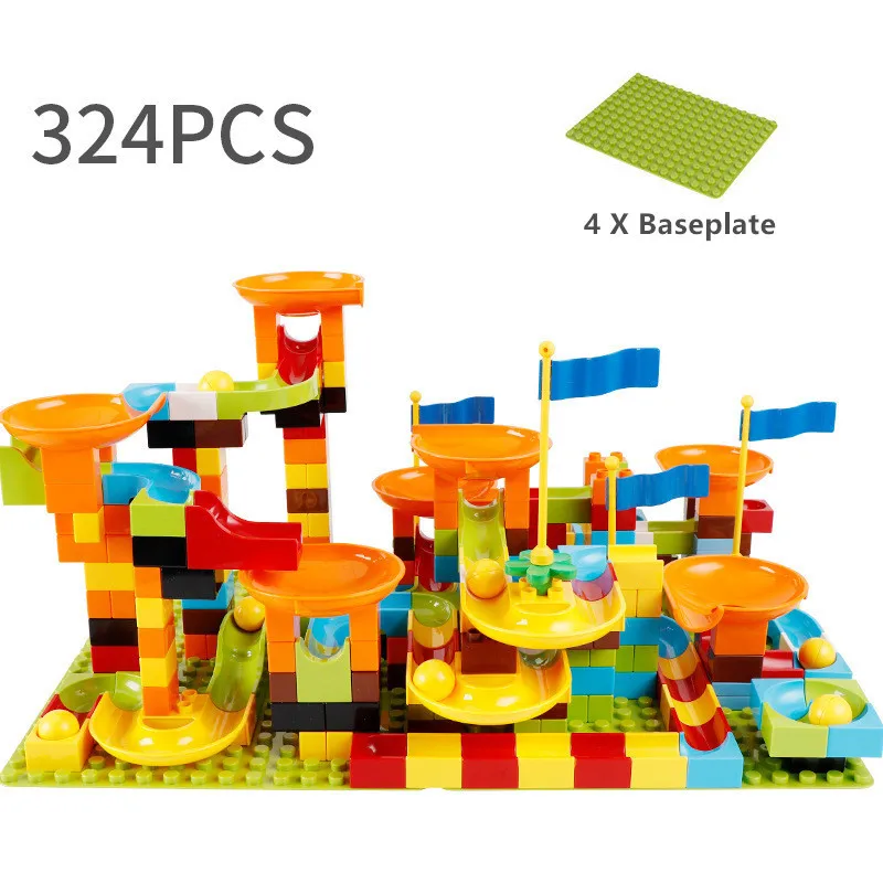 81-324 шт. Детский конструктор с мраморным рисунком | Игрушки и хобби