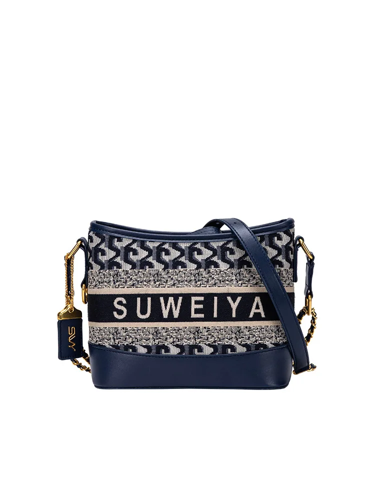

Hobo Bag 2021 New Women's Bag Knitted Embroidered Crossbody Bag European and American Fashion Women's Shoulder Bags
