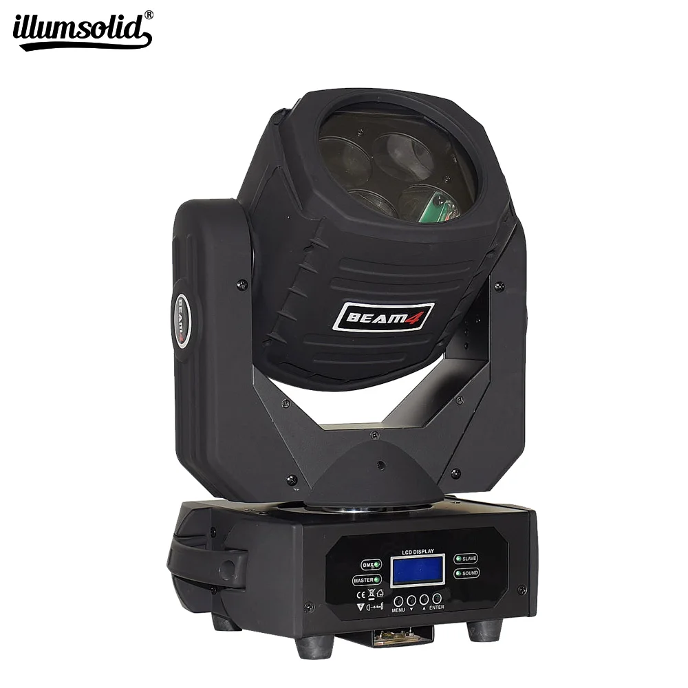 Супер Луч 4x25 Вт светодиодный движущийся головной светильник Dmx ДИСКО вечерние Dj