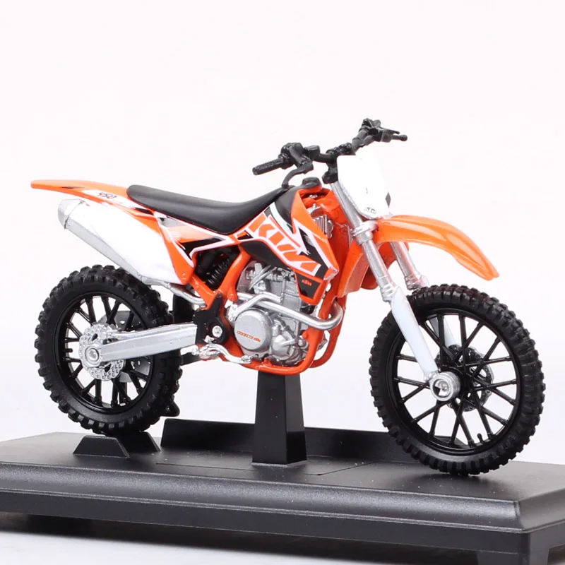 1:18 Scale Welly 450 SX-F SXF Dirt Racing Motorcycle Off Road Supercross Bike Model Diecast Vehicle Toy Souvenir For Collectible