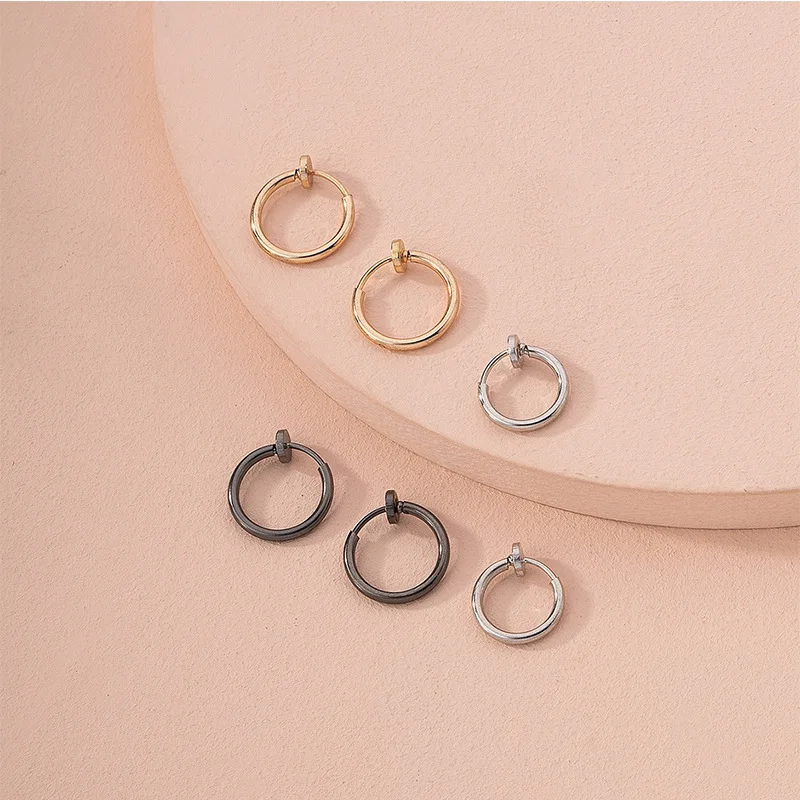 Самая последняя большие серьги женский контракт Ins с защитой от холодного ветра