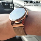 Стильный тонкий защитный чехол из ТПУ для смарт-часов, чехол для Samsung Galaxy Watch Active 1 2 40 мм 44 мм, аксессуары, защита экрана