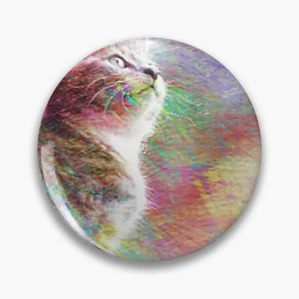 Крутой котенок настраиваемая мягкая булавка на пуговицы мультяшный декор лацкан