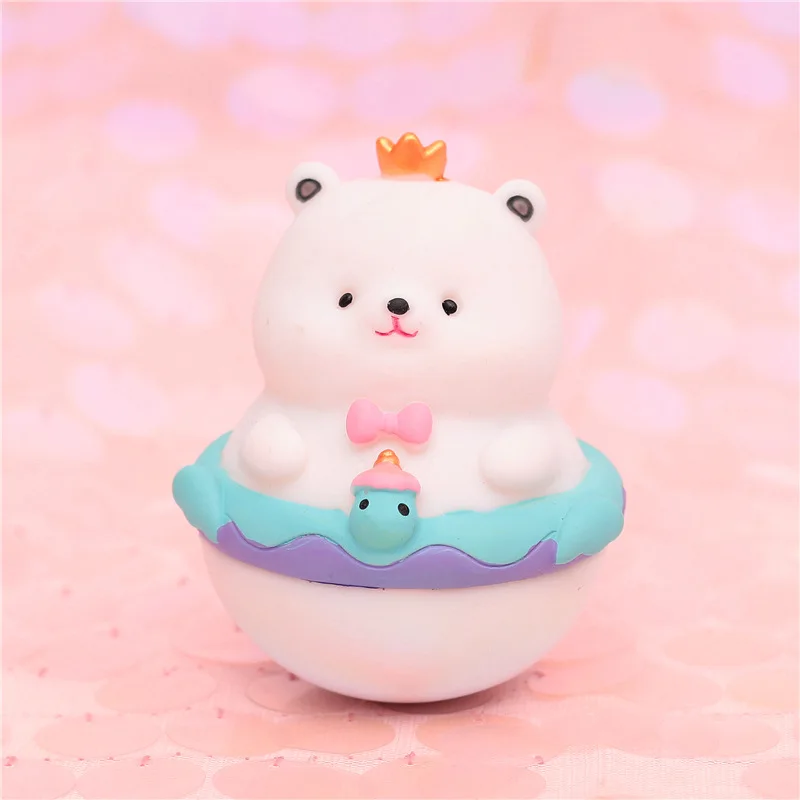 Милая машина украшения Bobblehead собака кивая игрушки для щенка приборной панели автомобиля Декор для дома авто украшение интерьера аксессуары - Название цвета: 0834A bear