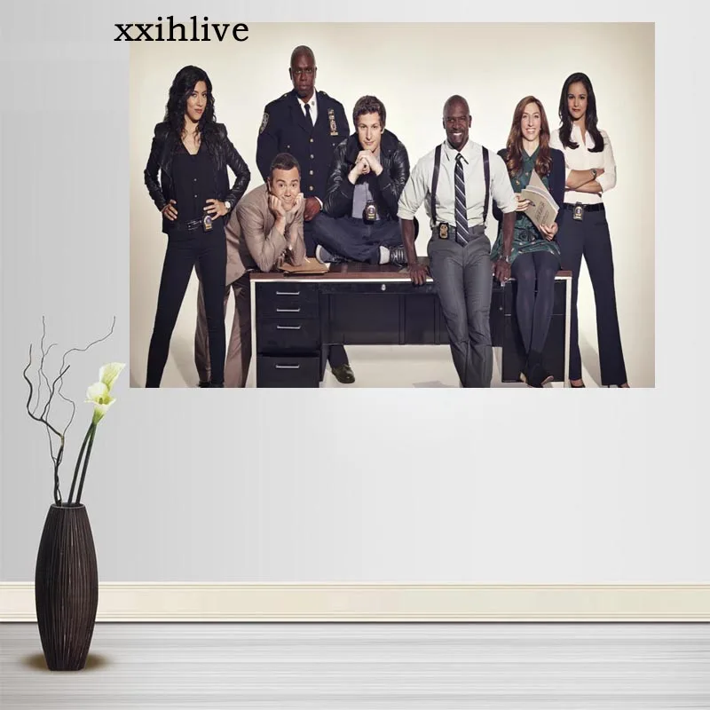 Оригинальная ТВ-серия Brooklyn девять-девять шелковых тканей Холщовый плакат