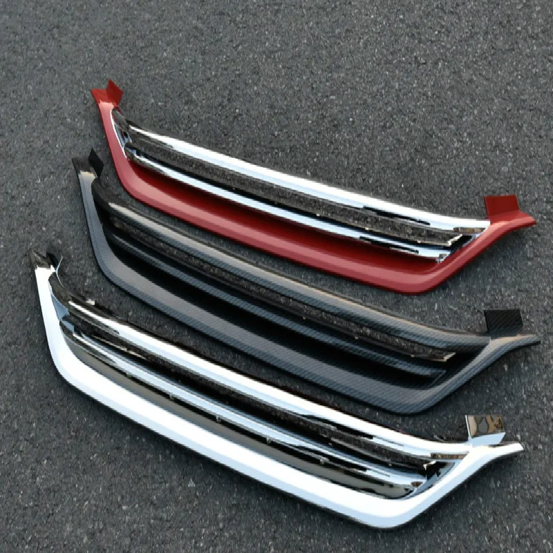 

Front Grille Bright Strip fifth generation new CRV modified front grille bright strip For 2017 Honda CRV