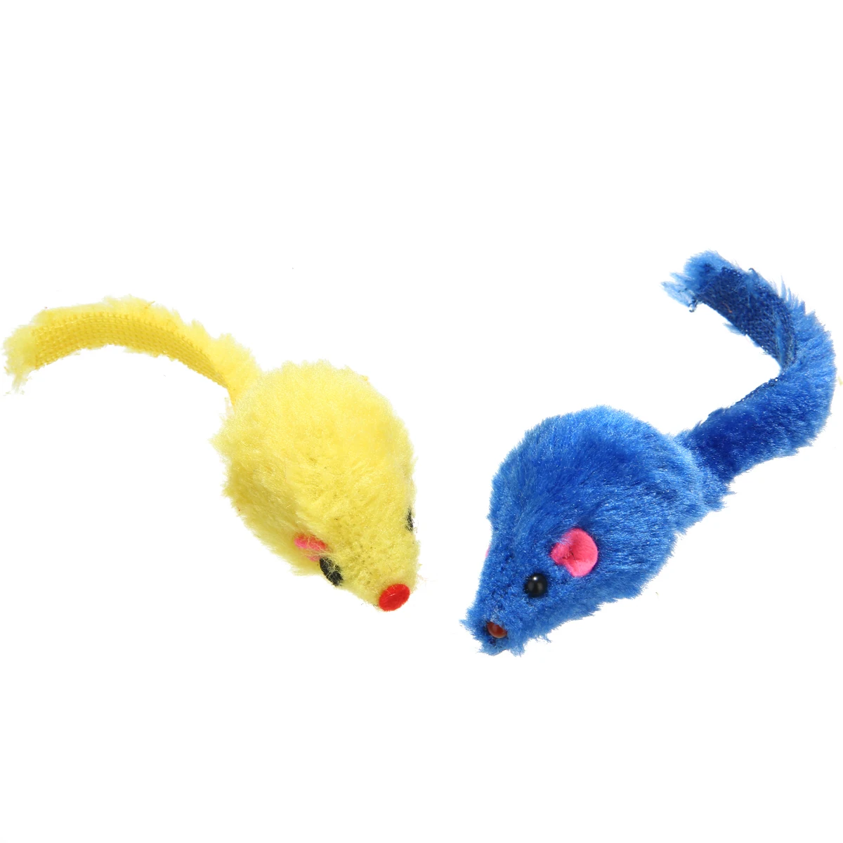 Mayitr 24 шт. домашних животных кошки-мышки Форма игрушка пушистый котенок смешные