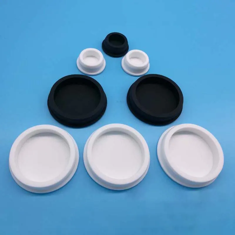 

Диаметр 6,8 мм-201,5 мм, круглые силиконовые резиновые заглушки для отверстий, заглушки, уплотнители, Т-образные заглушки, хобби, «сделай сам», черный/белый