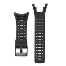 23mm Black Silicone Rubber Watch Band Strap Replacement for Suunto Ambit 1 2 3 Wearable Devices Smart Accessories