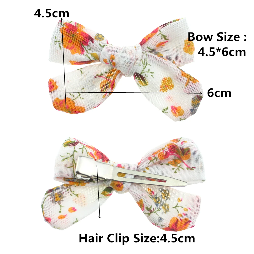 2 шт./компл. детские заколки-пряжки из хлопка |