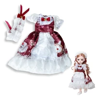 bjd doll lolita clothes accessories for girls toys suitable for 30cm 16 10 12 inch doll long dress outfit for blythe skirt suit