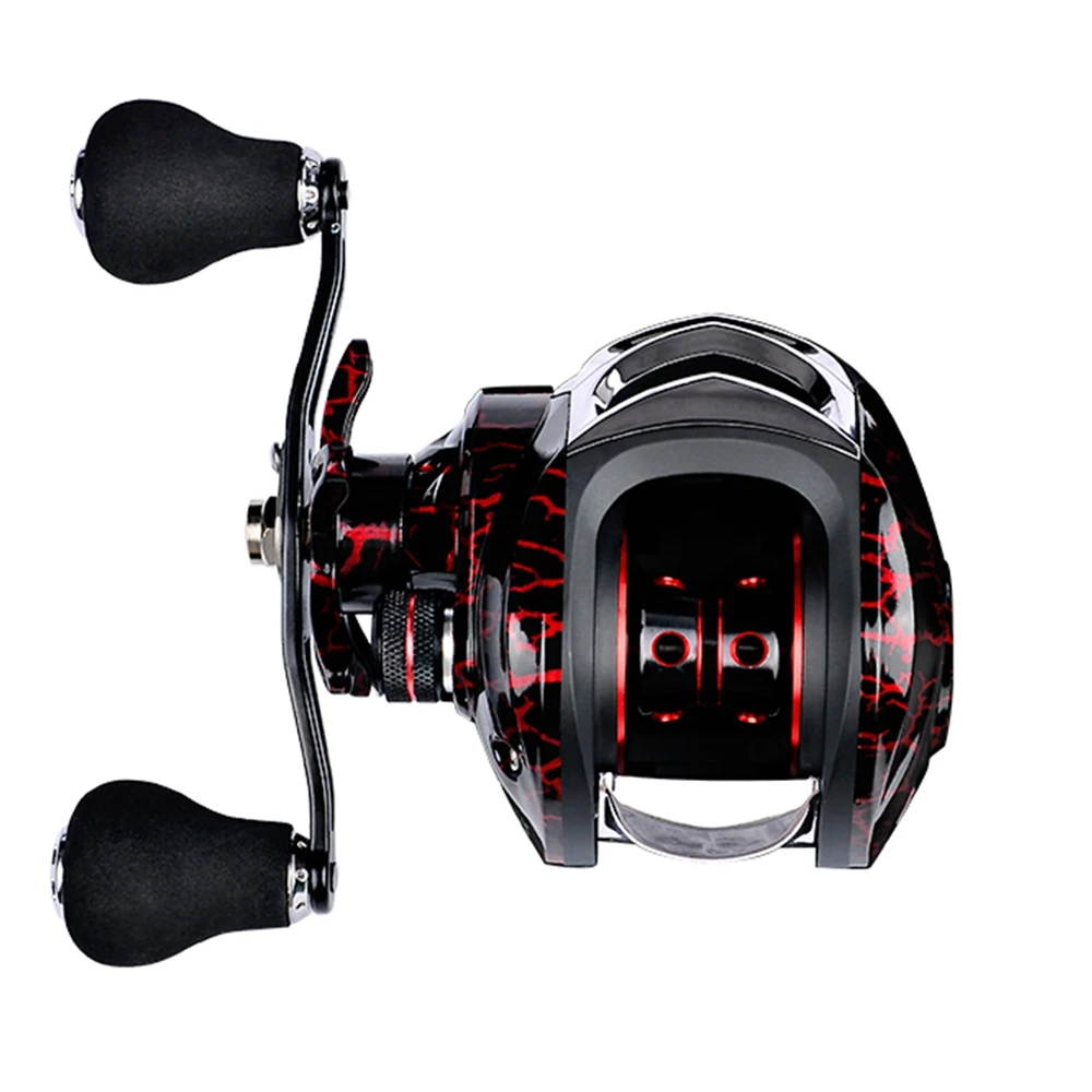 

Metal Fishing Reel Aluminum Alloy 18 + 1 Ball Bearing Spool Super Strong Magnetic Speed Ratio 7.1: 1 Metal Casting Fishing Reel