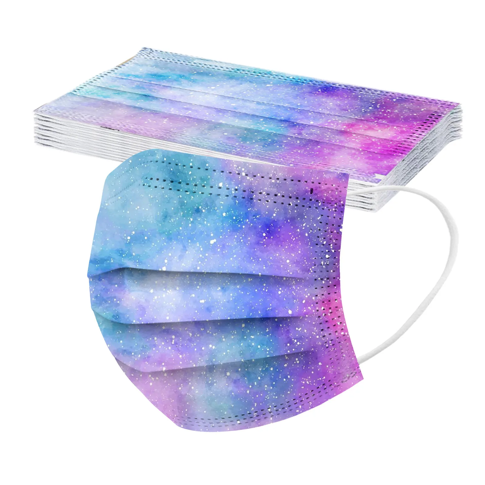 10 шт. одноразовые маски для лица с рисунком бабочек и пчелы