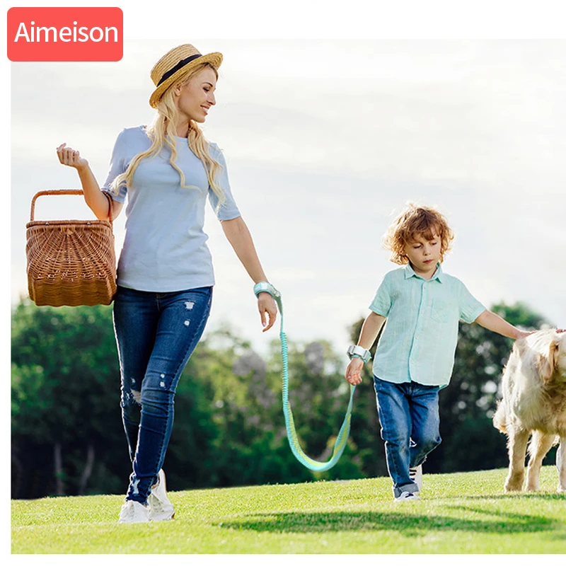 Новый обновленный браслет aimeison анти потери малыш веревка Привязь ремень