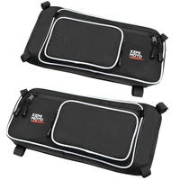 for can am rear stock door bag utv black pair with knee pad for can am maverick x3 max turbo r 2017 2018 2019 2020 storage bag