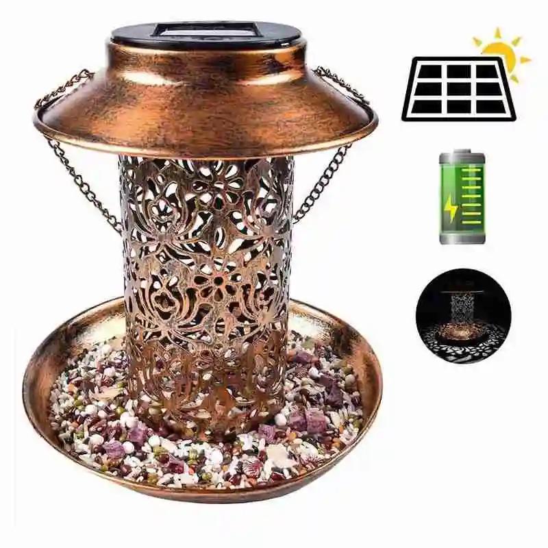 

Vintage Gardening Bird Feeder Garden Decoration Ceramic Bird Feeder Feeder Finished Aquarium Birth Vintage Y3D4