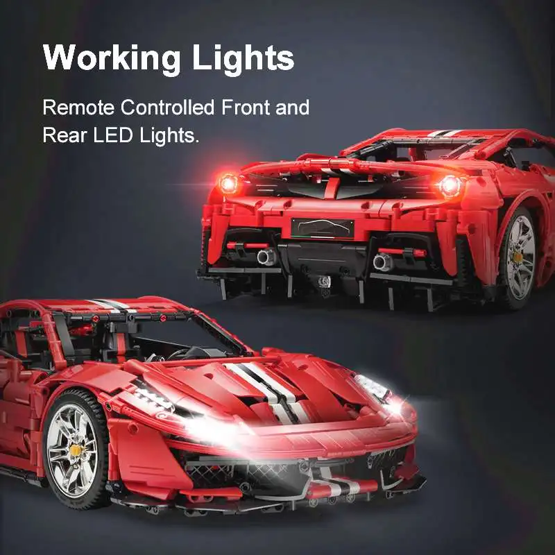 

Cada 3187pcs C61042 Building Blocks Creator Technical RC Racing Car Super Models Remote Control City Sports Vehicles Bricks Toys