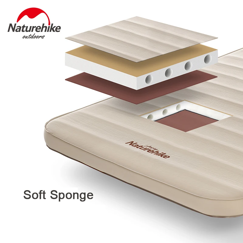 Naturehike губка коврик для кемпинга Самонадувающийся утолщенный 10 см Открытый