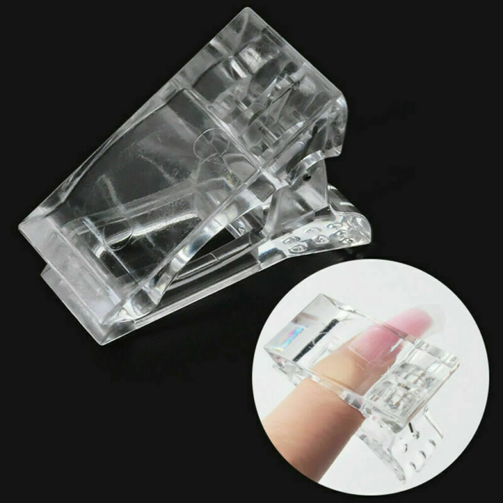 

5/10Pcs Nail Tips Clip Clamps for Extension Gel Quick Building Extension Builder Tool ZGOOD