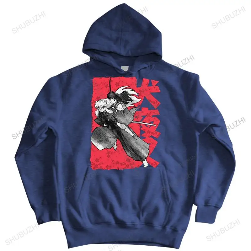 

Demidemon Inuyasha zipper for Men Cotton hoody warm coat Sesshoumaru Kikyo Higurashi Kagome pullover Anime Cartoon sweatshirt