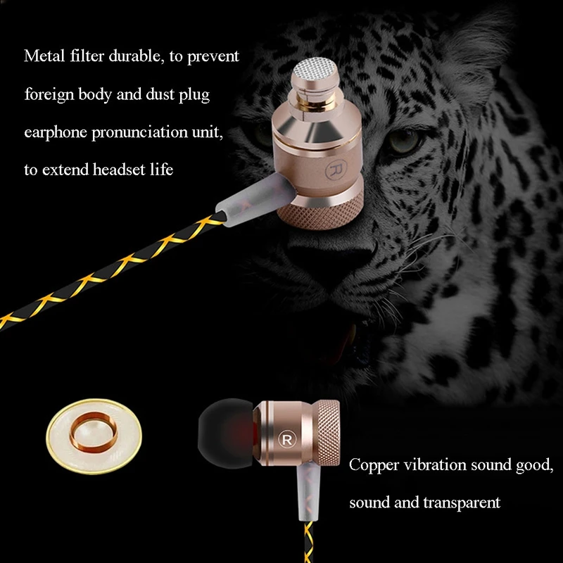 Original G63 Metal Bass Earbuds Microphone Stereo earphones for iPhone X For Xiaomi Redmi Note 7 Pro Sport Earphone 3.5mm | Электроника