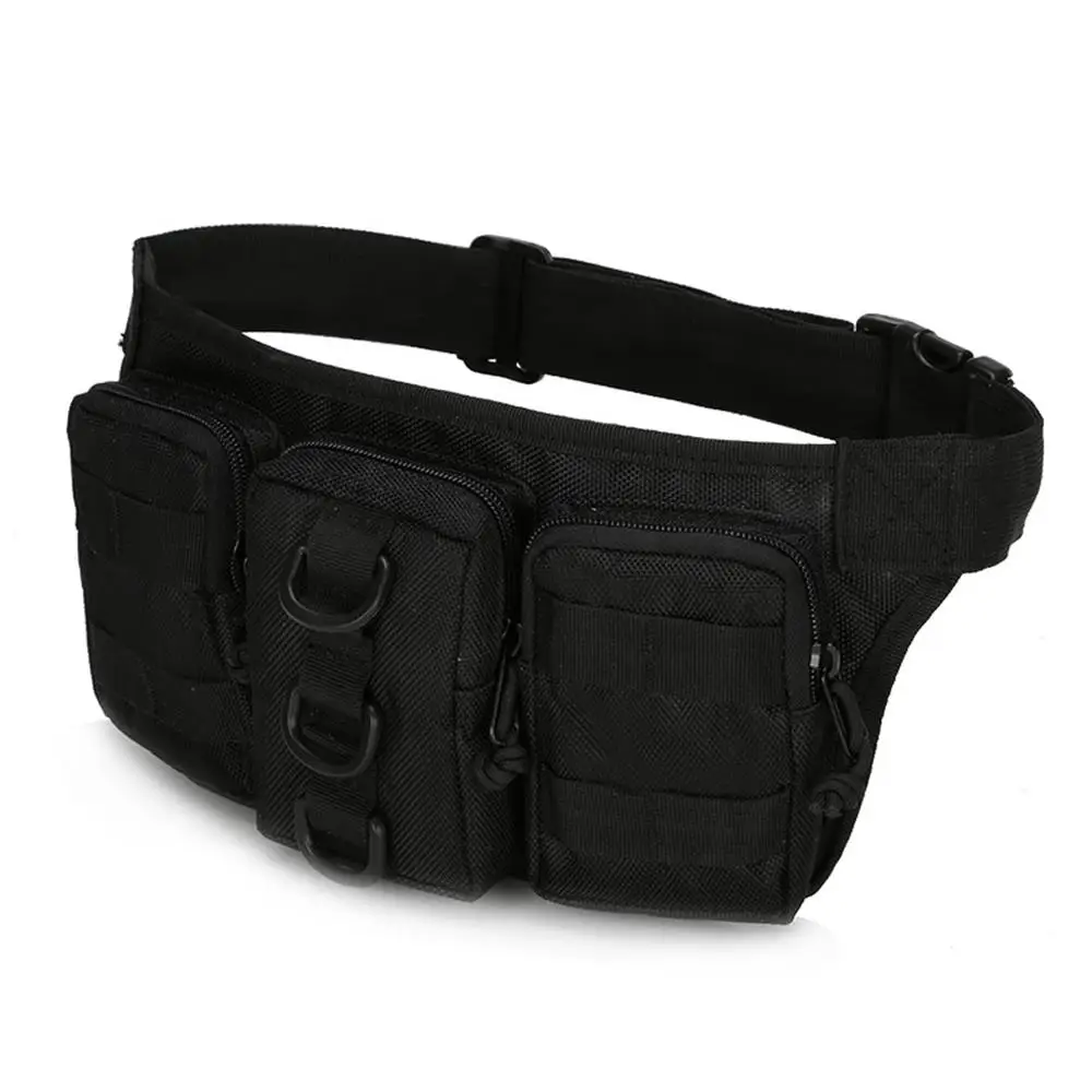 

Sports Pocket Riding Pockets One Strap Shoulder Hiking Polyester Fiber 4 Color Cycling Outdoors Tactical Triple Pocket Unisex
