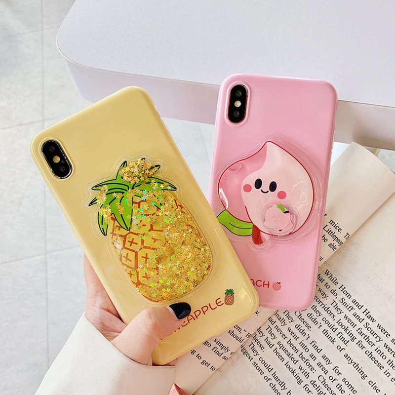 Симпатичное снижение давления фрукты телефон чехол для iPhone 7 7Plus 8 8Plus X XR XS Max