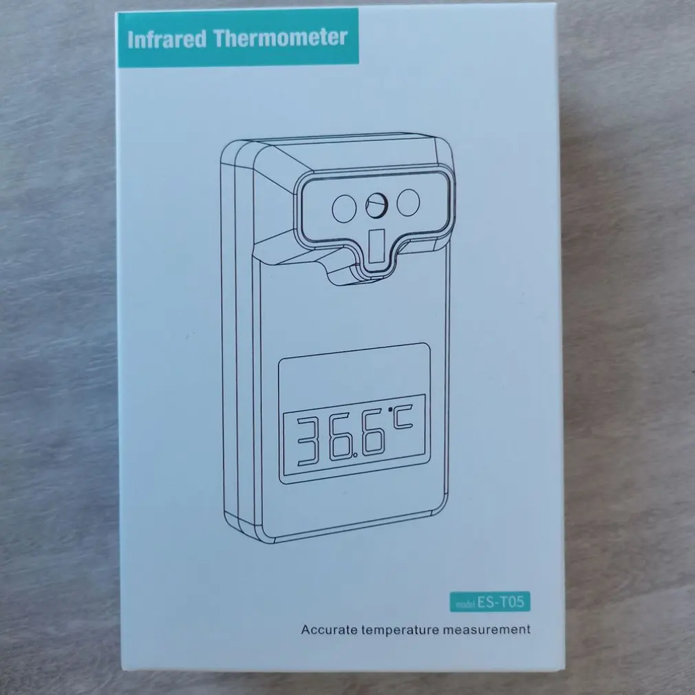 

New ES-T05 Non-contact Automatic Intelligent Thermometer Wall Mounted Infrared Thermometer Rapid Temperature Measurement