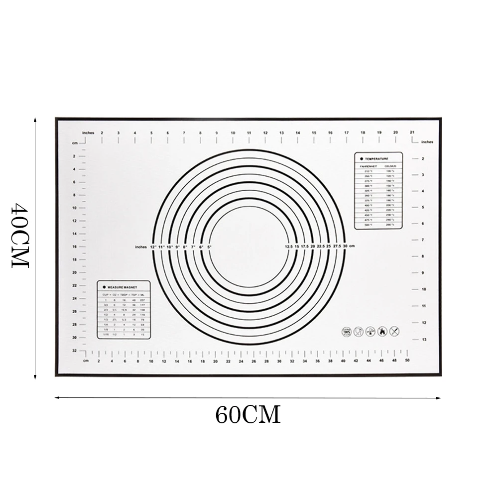 Скалка и разделочная доска из нержавеющей стали с 4 съемными кольцами