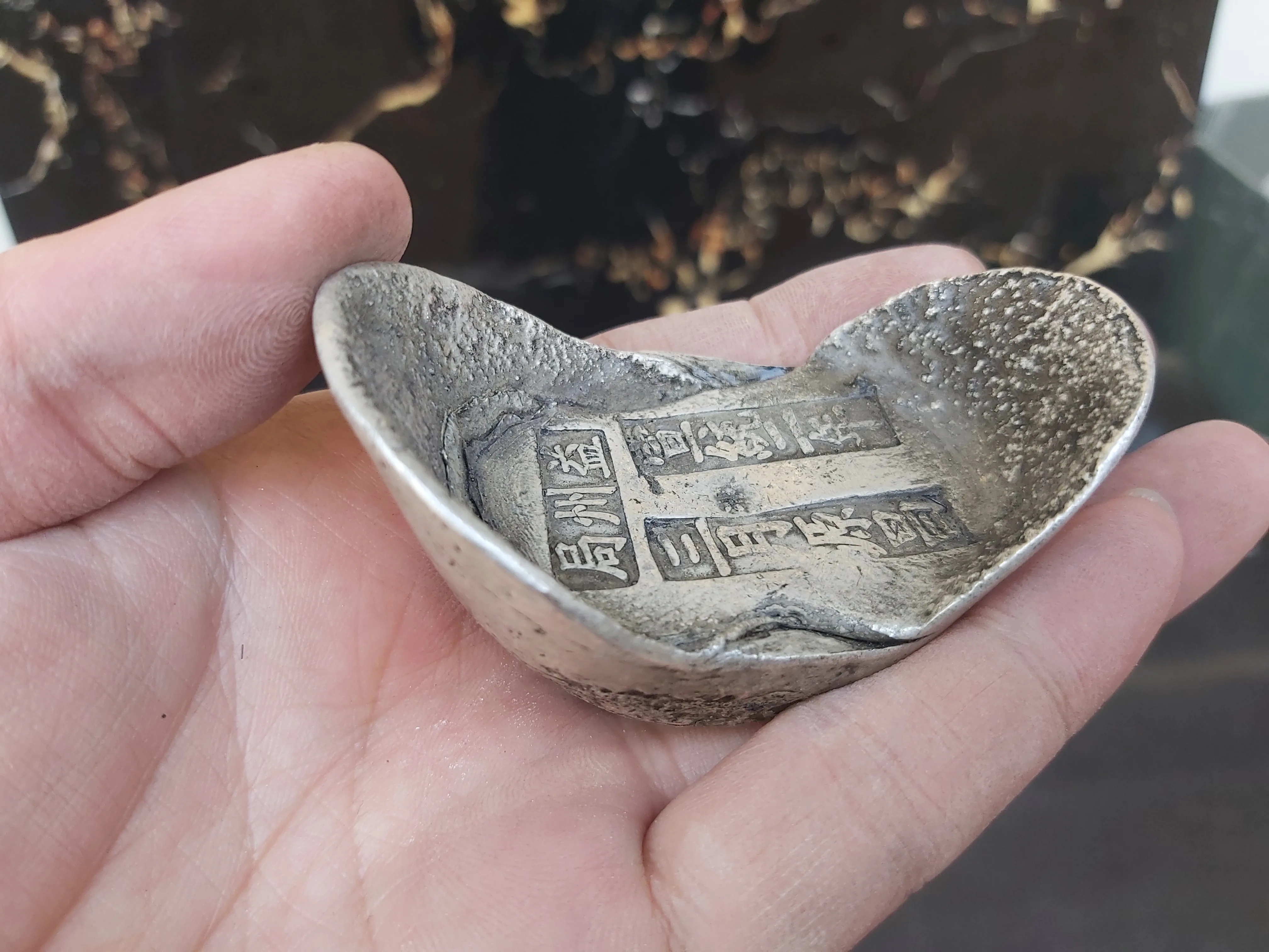 

Хранилище Kangxi, китайское, античное, винтажное, имитация серебра 999 пробы, из серебра украшение из монет пробы