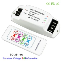 dc12v 24v rgb full color led strip light controller with rf wireless remote bc 361 4a 4ach3 3ch lamp tape dimmer switch