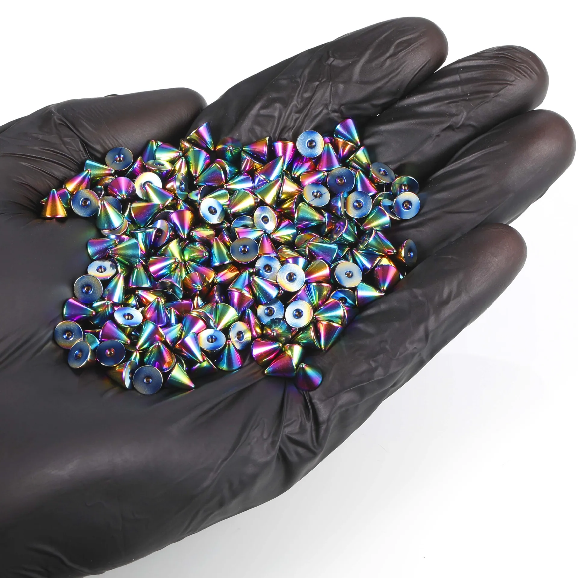 Нержавеющая сталь бусины конус на возраст 3 4 5 6 мм стержня уха губы нос кольцо