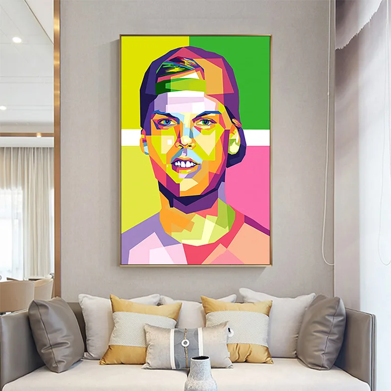 Плакат Avicii DJ МУЗЫКА певица звезда Легенда плакаты и принты на холсте живопись