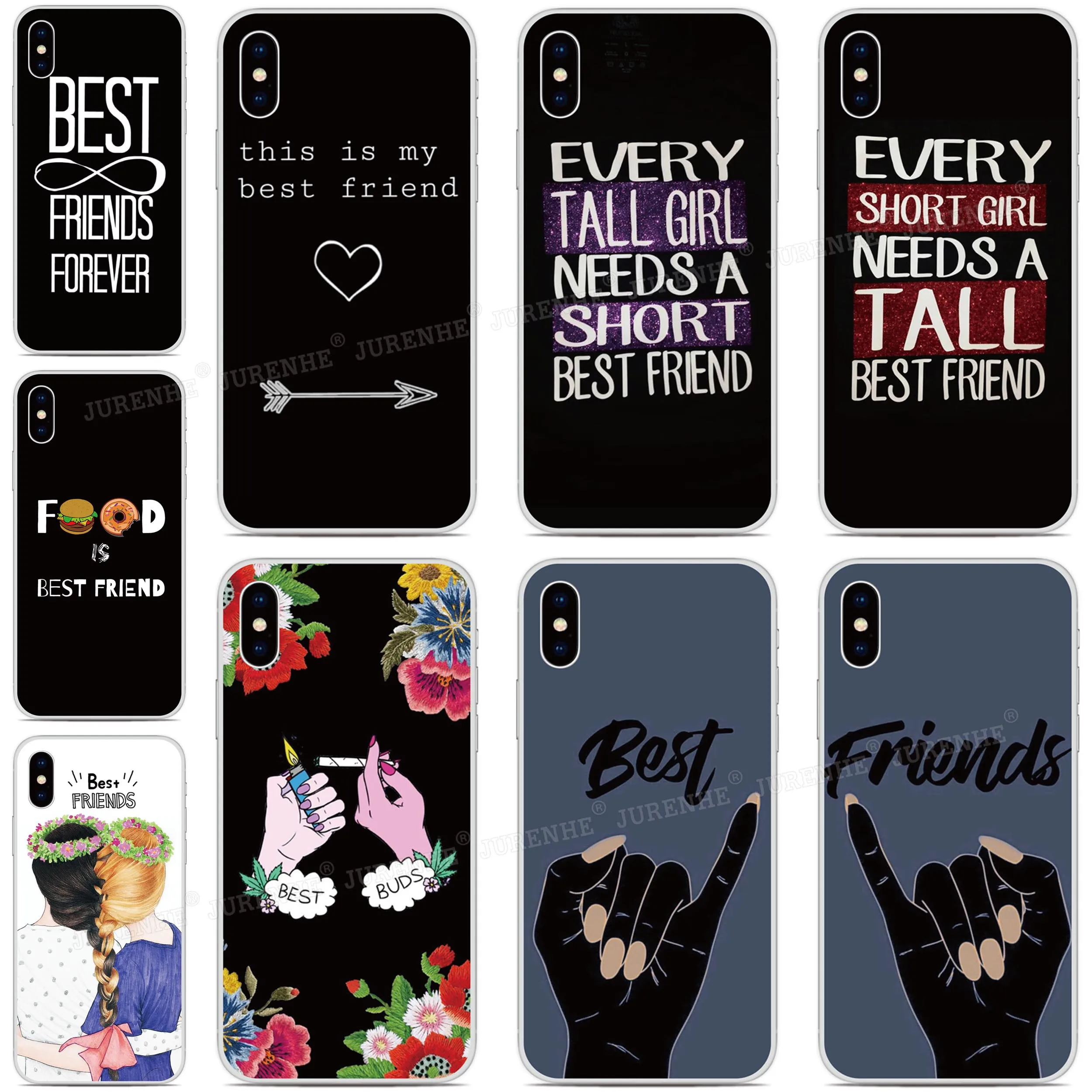 Мягкий силиконовый чехол Bff Best Buds Friends из ТПУ для телефона Google Pixel 5 5XL 4XL 2 3 4 4A 4G 5G 3A XL