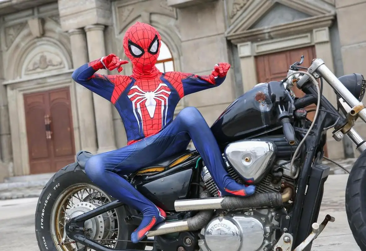 PS4 INSOMNIAC костюм 3D принт спандекс игры Spidey Косплей Костюм Хэллоуин косплей костюмы