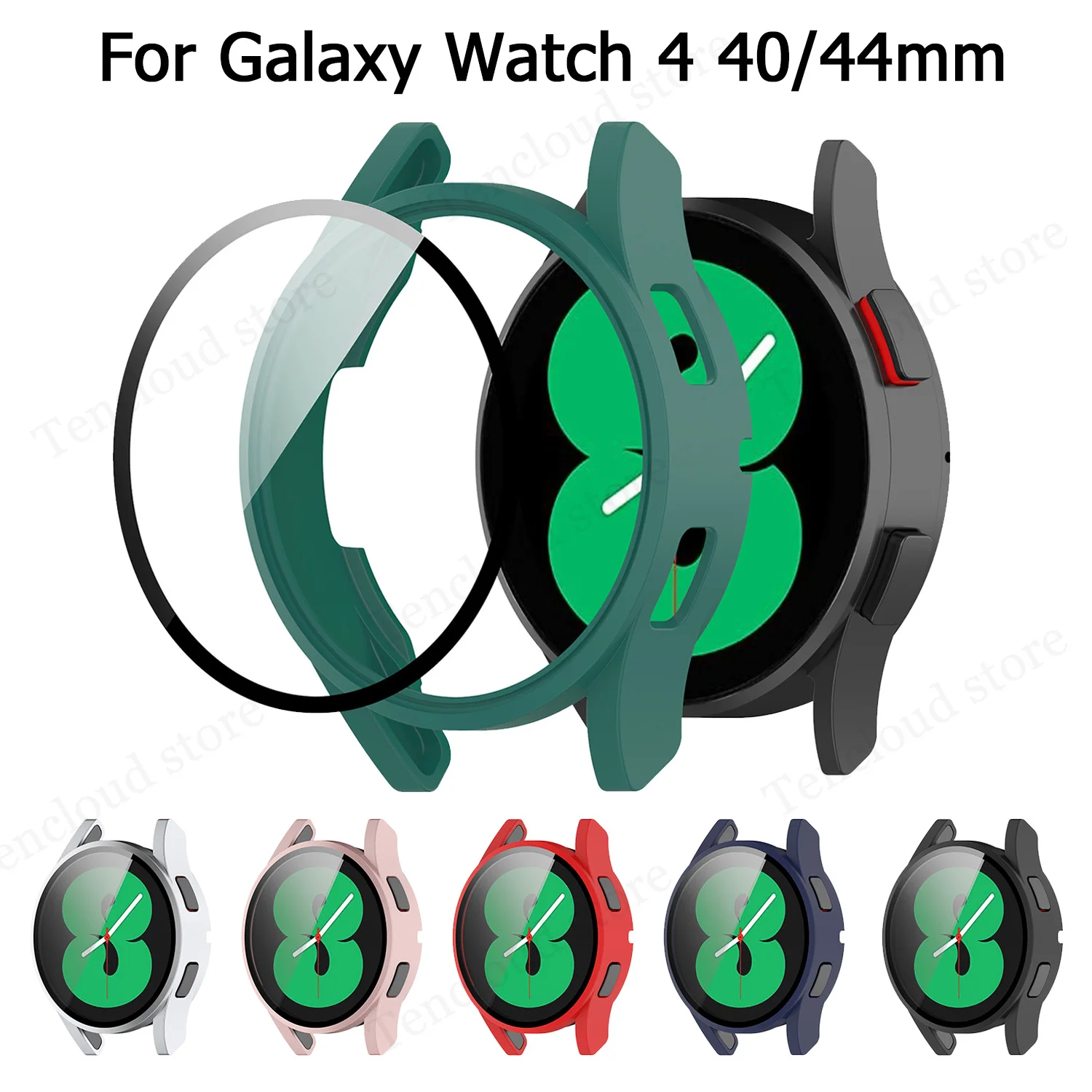 Защитный чехол для Samsung Galaxy Watch 4 40 мм 44 защитный R860 R870 экрана из закаленного стекла