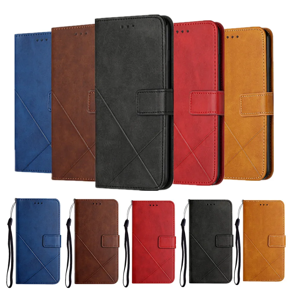 

Fashion Wallet Phone Case for Huawei P Smart 2021 P40 P30 Lite Y5P Y6P Honor 10X 9X Lite 9A 10i 20 Flip Leather Card Slot Cover