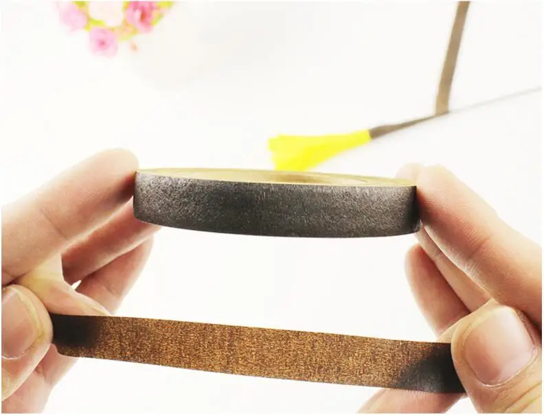 Самоклеящийся цветочный букет искусственная Цветочная оболочка зеленые ленты