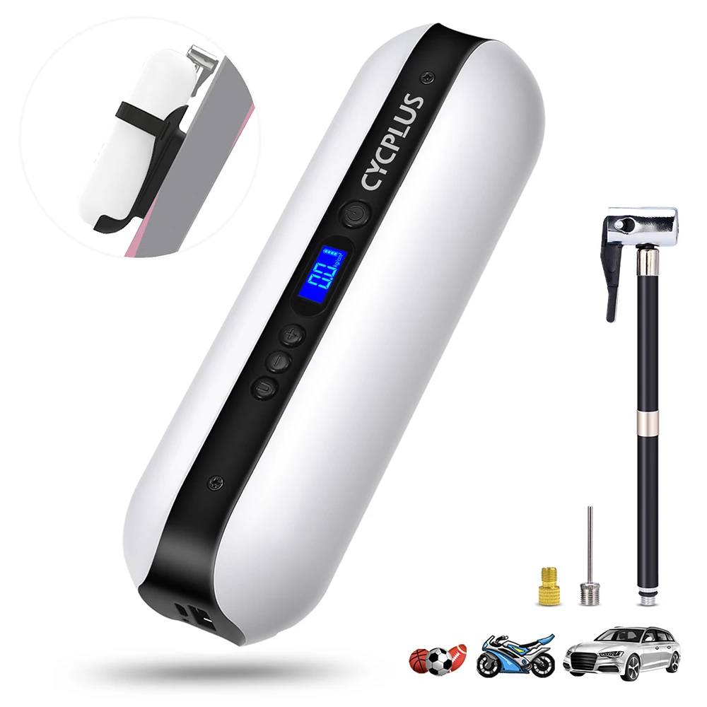 Велосипедный насос CYCPLUS A2 портативный высокого давления 150psi для автомобилей и