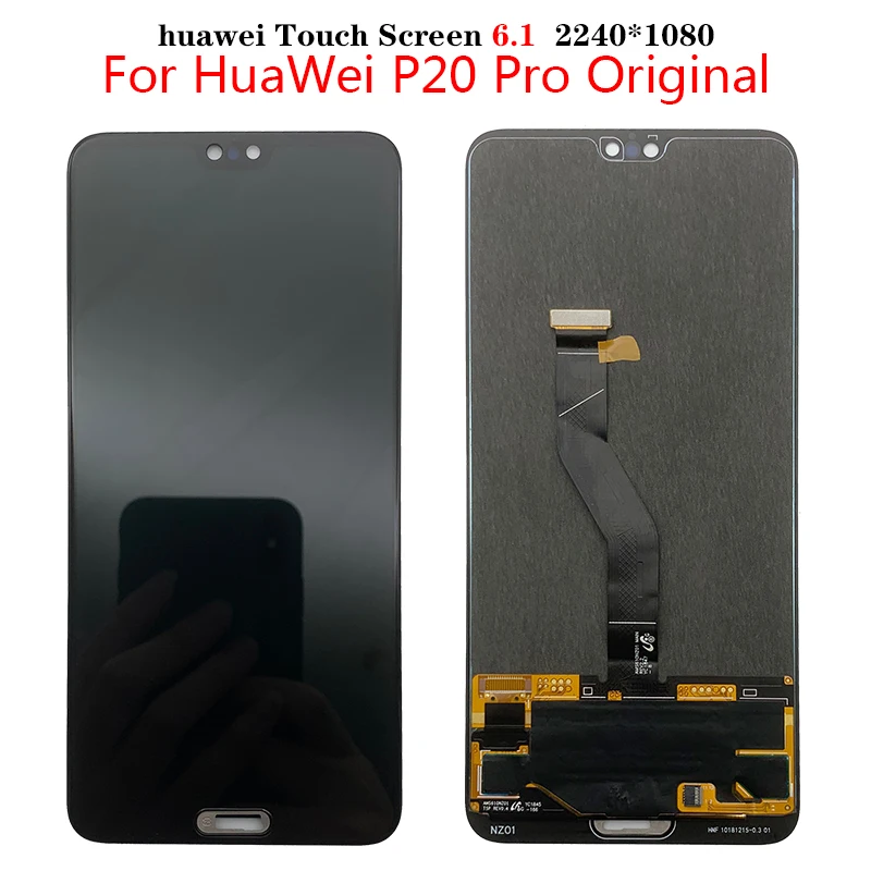 Huawei-digitalizador de pantalla t&aacute;ctil P20 Pro, Original, OLED, Vervanging Voor, Huawei P20 Plus, CLT-AL01 Lcd, CLT-L29 CLT-L09-2