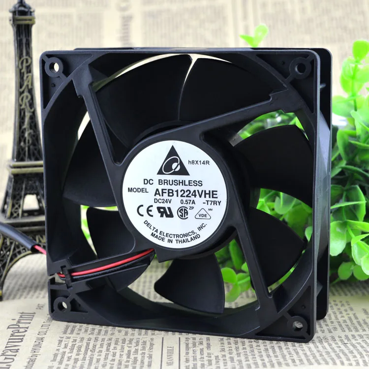 

Новый AFB1224VHE 24V0.57A 12cm12038 защитное охлаждение двигателя