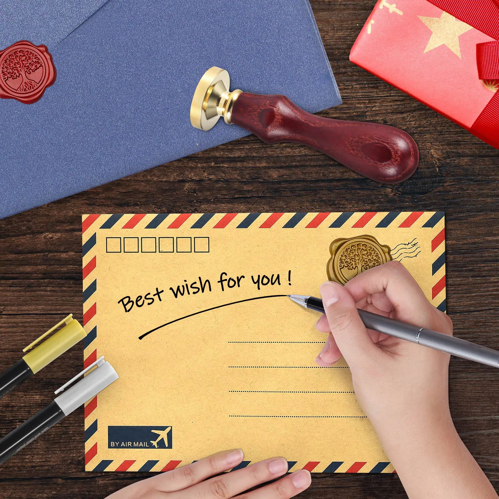 

Sealing Wax Set Seal Beans Vintage Stamp Beads Craft Envelope Wedding Wax Seal Ancient Sealing Wax Stamp Making Tools 600pcs