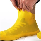 Многоразовые латексные Водонепроницаемые дождевые Чехлы для обуви, портативные Нескользящие резиновые дождевые сапоги, галоши SML, аксессуары для обуви унисекс